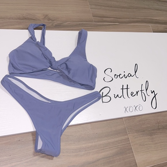 Purple/Blue bikini set - Picture 1 of 7